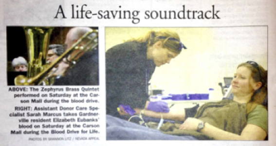 Photograph of ad for Carson Mall