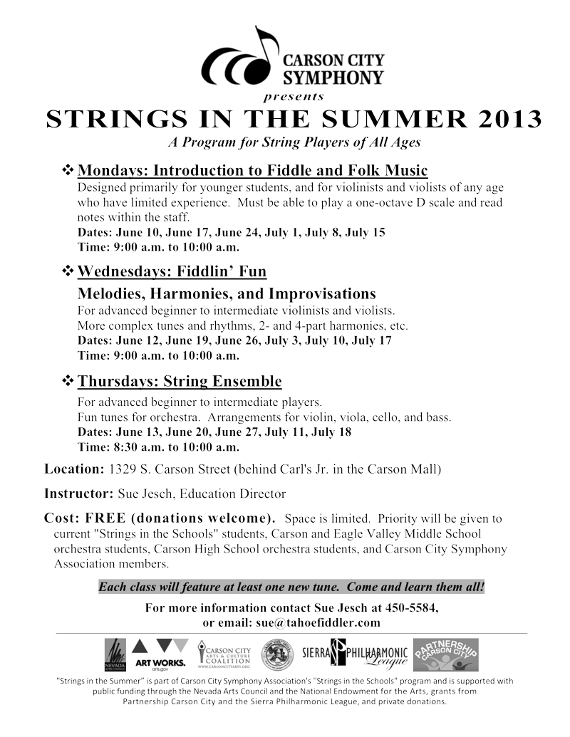 Summer Strings Program