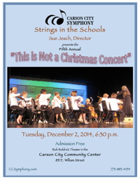 Photograph of concert poster