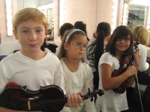 Photograph of SitS kids at 12/2/14 concert