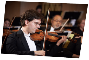 Photograph of Gregory Maytan, guest violin soloist