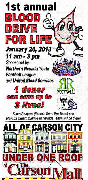 Photograph of ad for Carson Mall